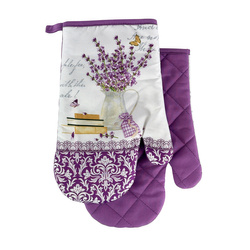 Kitchen gloves with a magnet LAVENDER II kpl 2 szt. 0817FS11