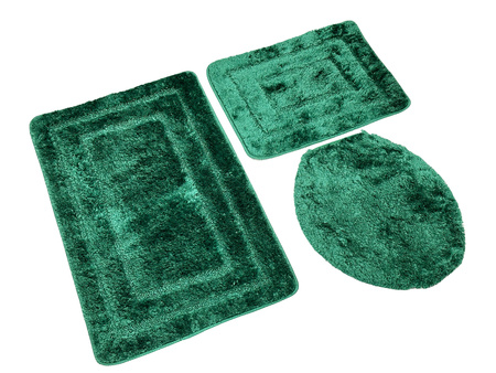 Bath mat  ALOR KPL 3 SZT. DARK GREEN