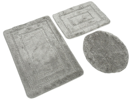 Bath mat  ALOR KPL 3 SZT. GREY LIGHT