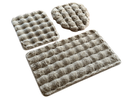 Bath mat ARUBA KPL. 3 SZT. TAUPE BEIGE