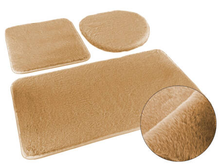 Bath mat  LOMBOK KPL 3 SZT. BEIGE