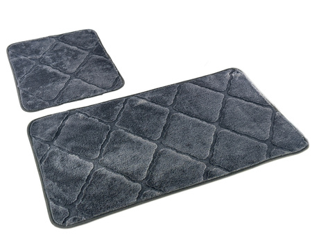 Bath mat MUNA KPL. 2 SZT. GREY DARK