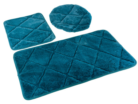 Bath mat MUNA KPL. 3 SZT. BLUE