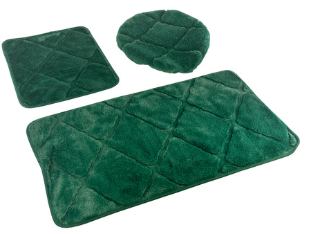 Bath mat MUNA KPL. 3 SZT. GREEN