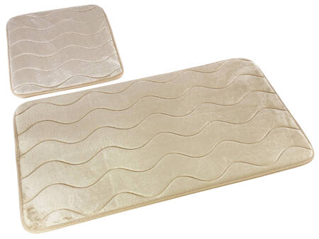 Bath mat SUMBA kpl 2 szt.,  LZ(23) BEIGE 27