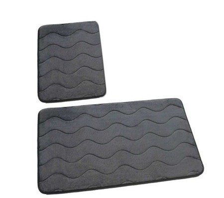 Bath mat SUMBA kpl 2 szt., LZ(23) GREY DARK 26 (45x75+45x35)