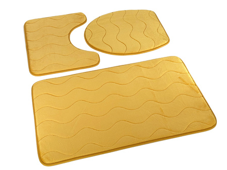 Bath mat SUMBA kpl 3 szt., LZ(23) HONEY 28