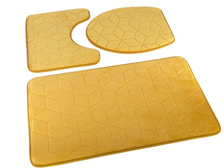 Bath mat SUMBA kpl 3 szt., LZ(31) HONEY 28