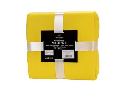 Blanket MILUTEK II II 130x170 YELLOW