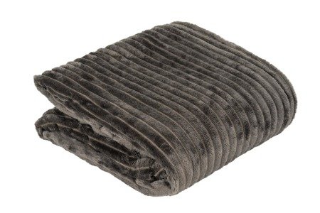 Blanket SORIA 150x200 GREY DARK microfibre 220-260g/m2