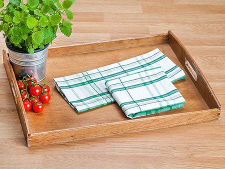 Kitchen towels ADELA 45x65, 205g/m2, GREEN