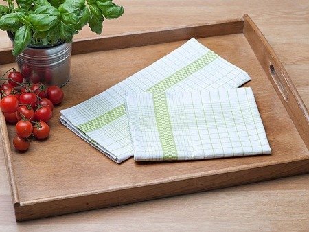 Kitchen towels NINA 45x65, 190g/m2, GREEN