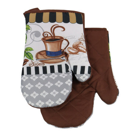 Kitchen gloves with a magnet COFFEE II kpl 2 szt., 0119FS225