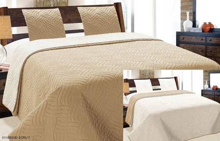 Bedspread VIGO II 220x240+2/40x40, 011/BEIGE-ECRU 7