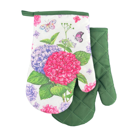 Kitchen gloves with a magnet FLOWER II kpl 2 szt., F22S220