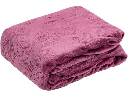 Blanket MURCIA 150x200 PINK microfiber 280g/m2