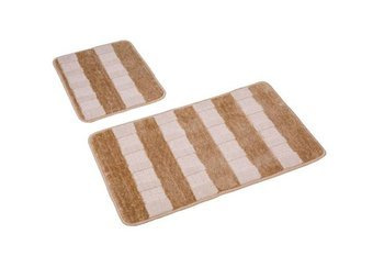 Bath mat TRANGAN KPL. 2 SZT CF02/BEIGE 45X75+45X35 CM