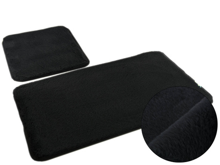 Bath mat LOMBOK KPL 2 SZT. BLACK