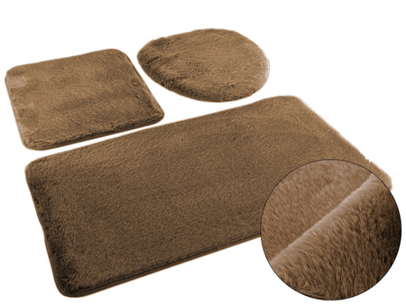 Bath mat  LOMBOK KPL 3 SZT. BROWN