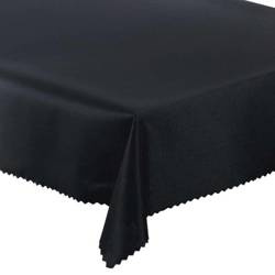 Tablecloths with stain-resistant coating  Black rain