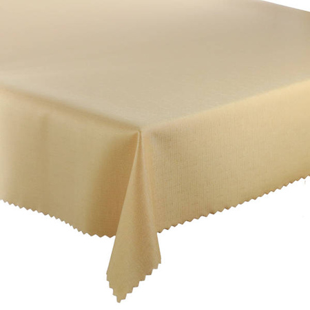 Tablecloths with stain-resistant coating  Cappucino