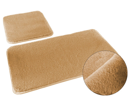 Bath mat LOMBOK KPL 2 SZT. BEIGE